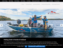 Tablet Screenshot of fishing-in-sweden.com
